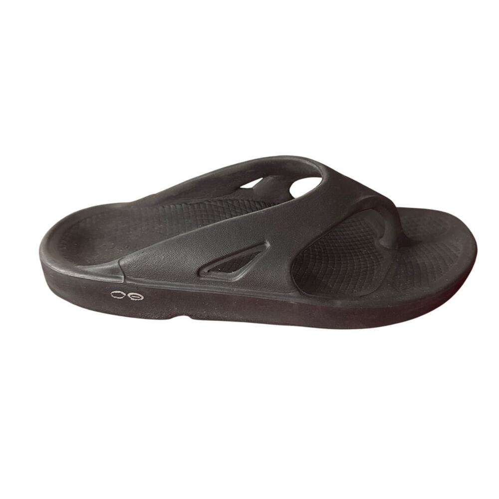 ad - OOFOS Original Recovery Sandals Black Slide Comfort Foam Men’s 8 Women’s 10